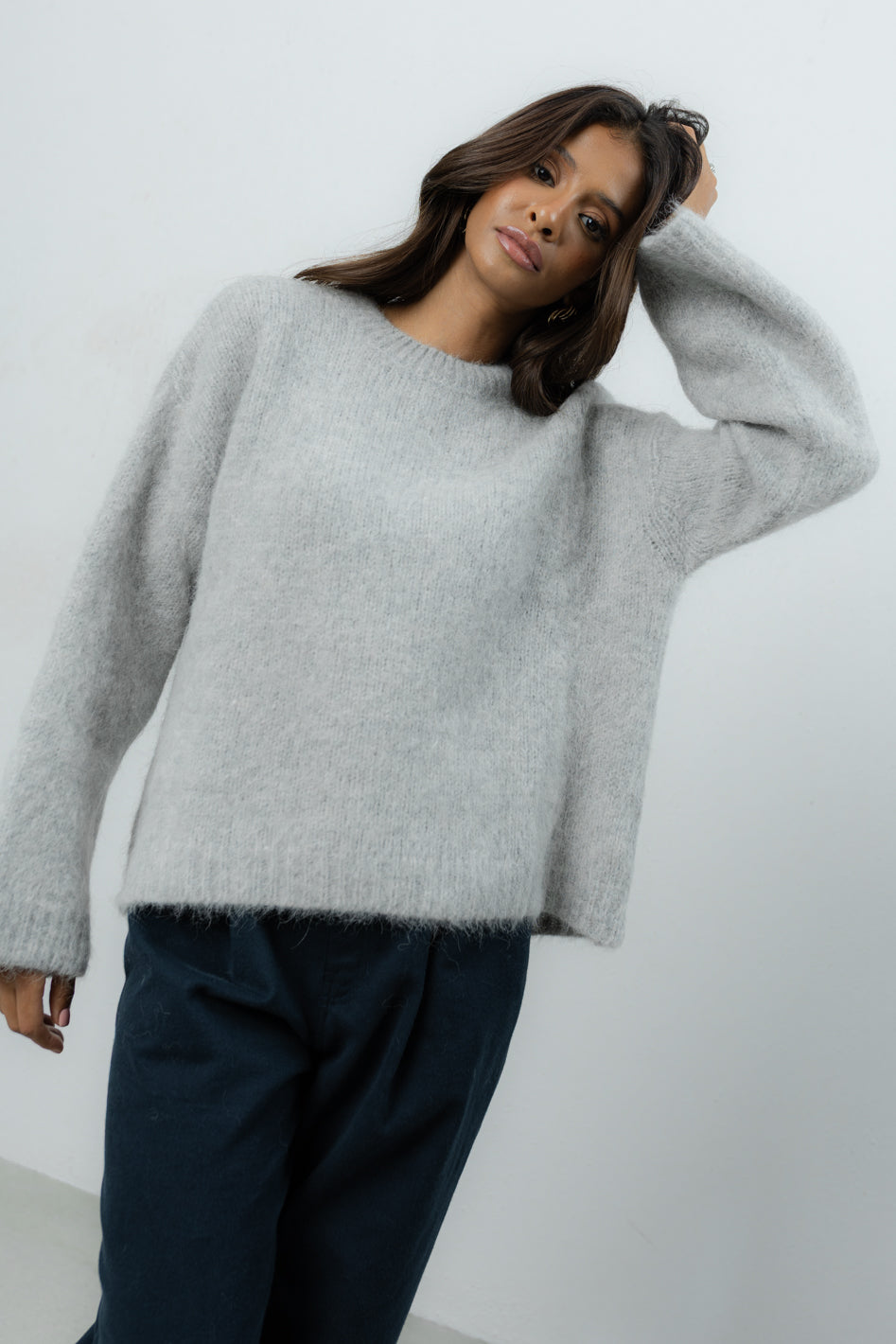 Sweter Ismo Light Grey Petite