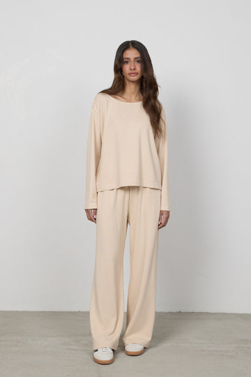 Spodnie Lenno Cream Petite