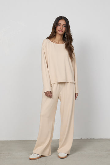 Longsleeve Loren Cream Petite