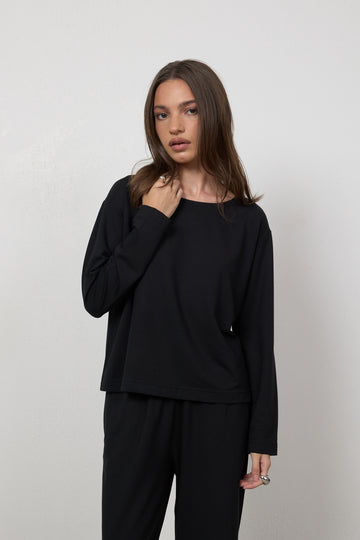 Longsleeve Loren Black Petite