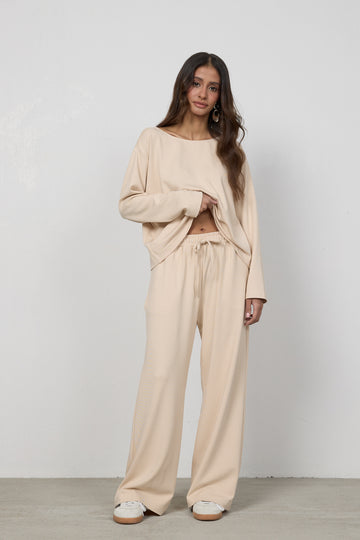 Spodnie Lenno Cream Petite