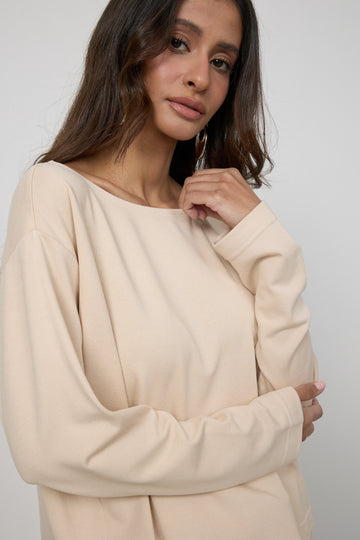 Longsleeve Loren Cream Petite