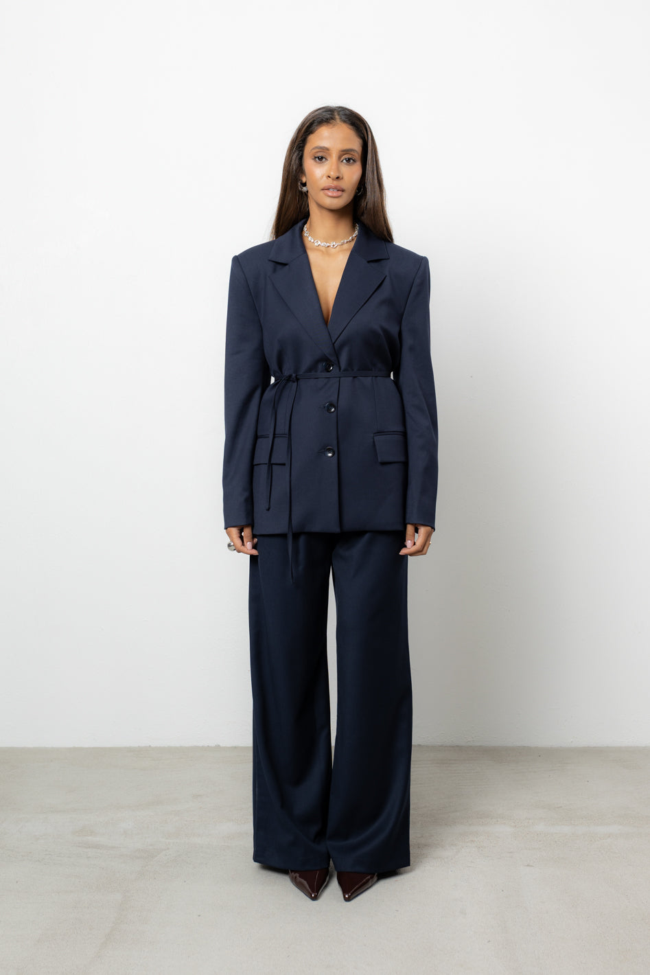 Marynarka Malva Navy Petite