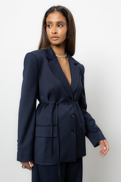 Marynarka Malva Navy Petite