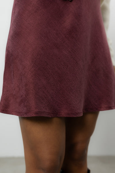 Spódnica Moniss Bordo Petite