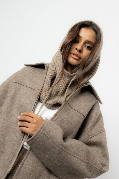 Balaclava Fini Taupe