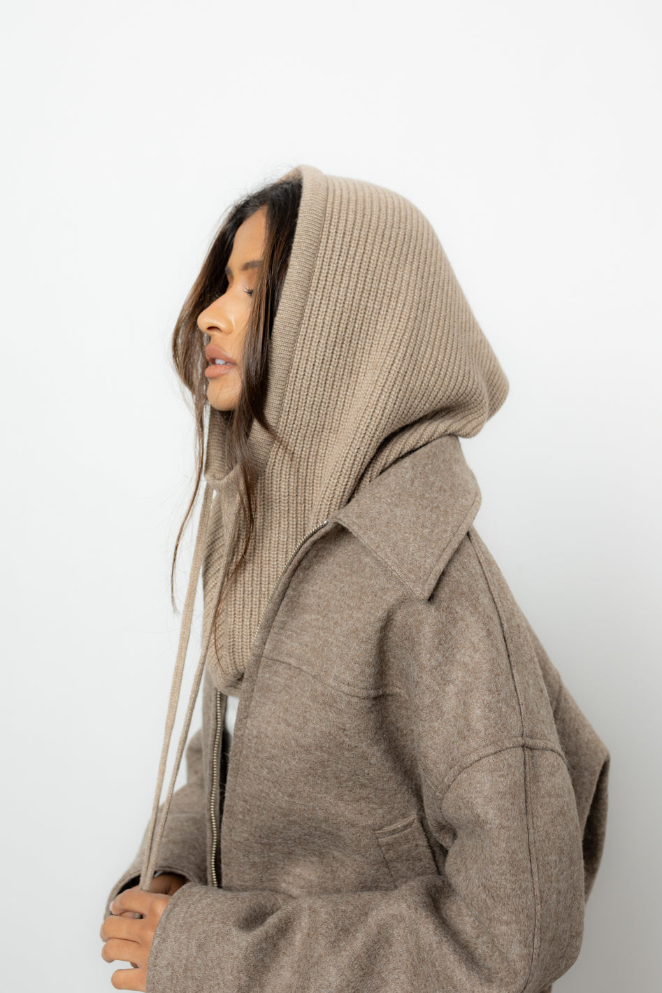 Balaclava Fini Taupe