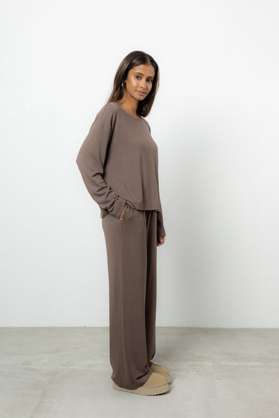 Longsleeve Loren Mocca Petite