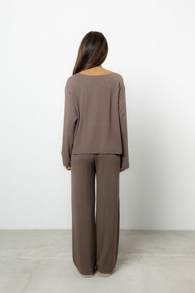 Spodnie Lenno Mocca Petite
