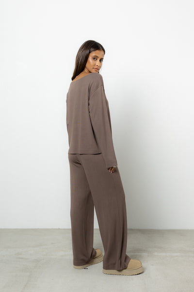 Longsleeve Loren Mocca Petite