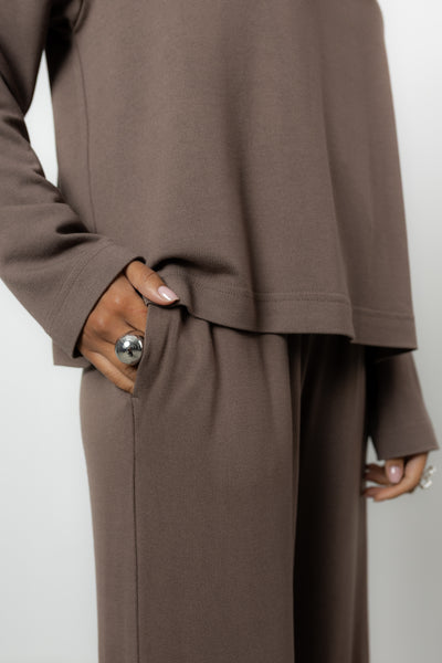 Longsleeve Loren Mocca Petite