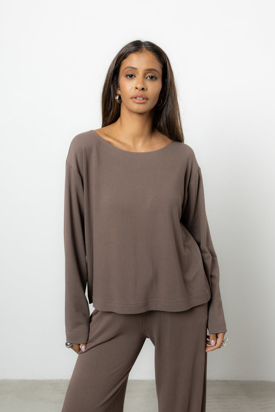 Spodnie Lenno Mocca Petite