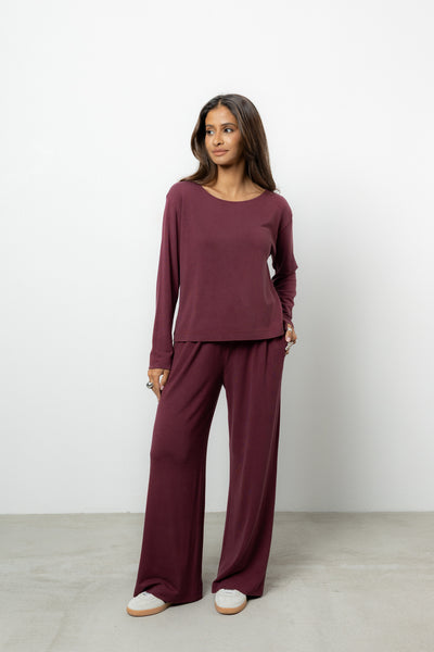 Longsleeve Loren Burgund Super Petite