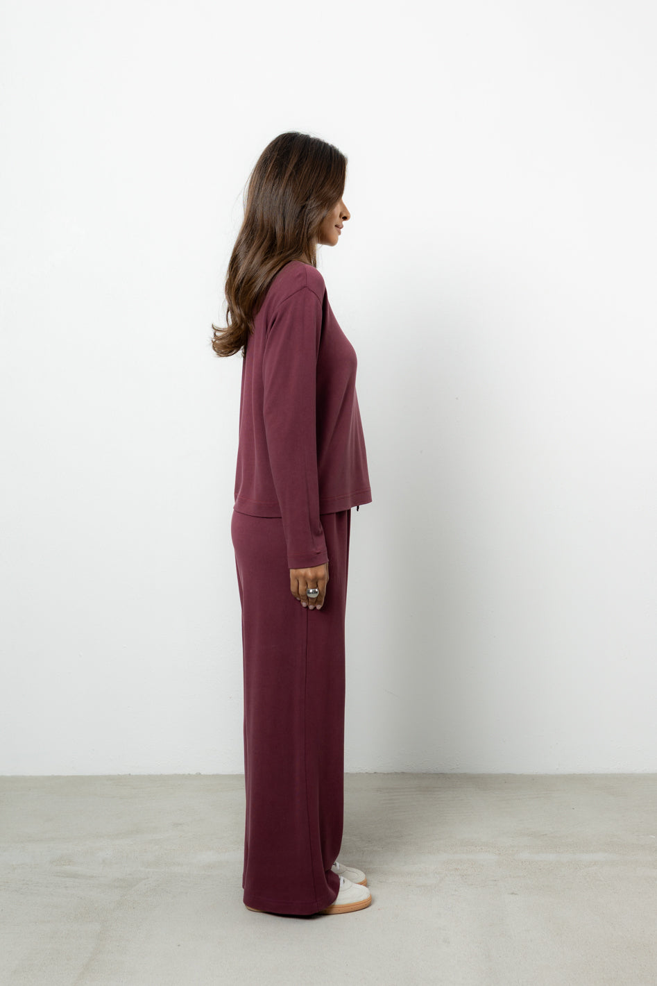 Longsleeve Loren Burgund Super Petite