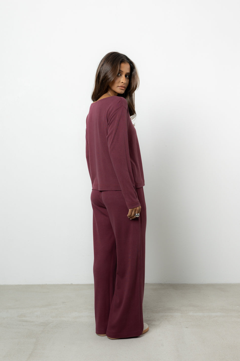 Longsleeve Loren Burgund Super Petite