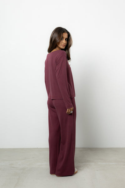 Longsleeve Loren Burgund Super Petite