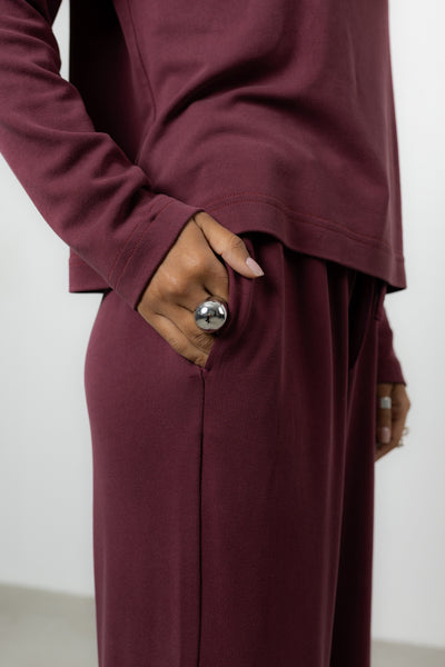 Longsleeve Loren Burgund Super Petite