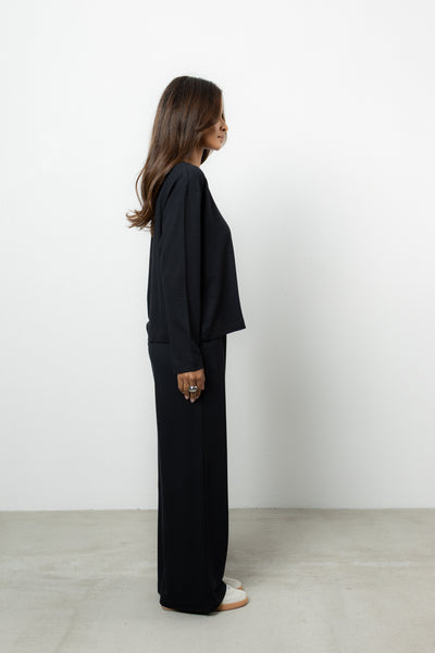 Longsleeve Loren Black Petite