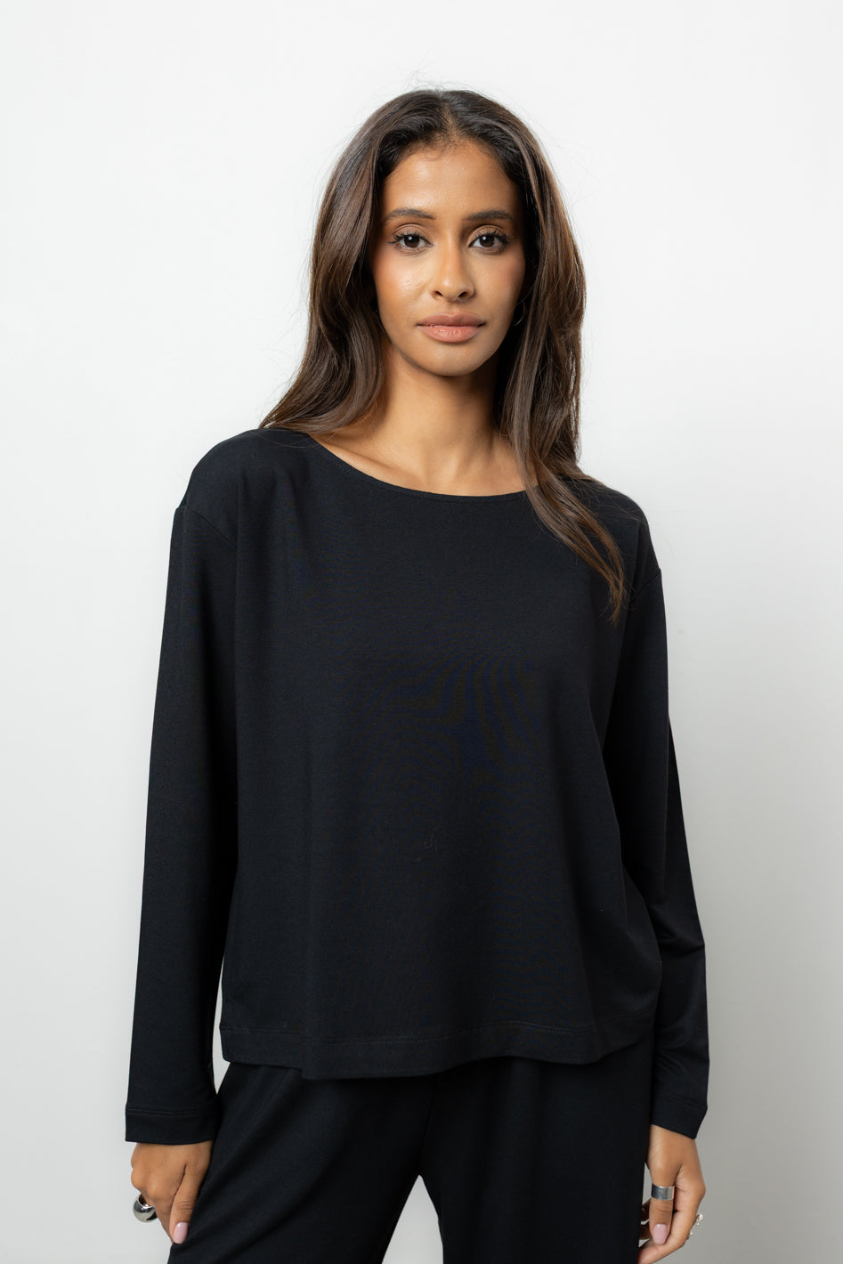 Longsleeve Loren Black Petite