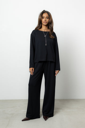 Longsleeve Loren Black Petite