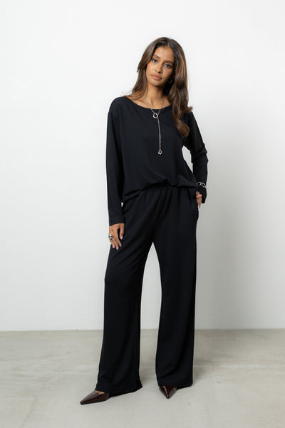 Longsleeve Loren Black Petite