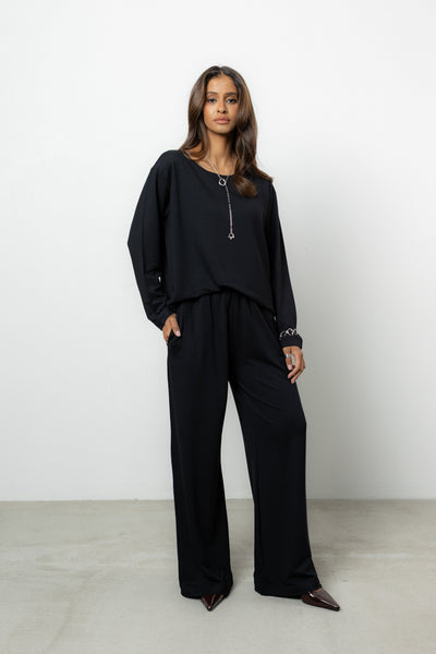 Longsleeve Loren Black Petite