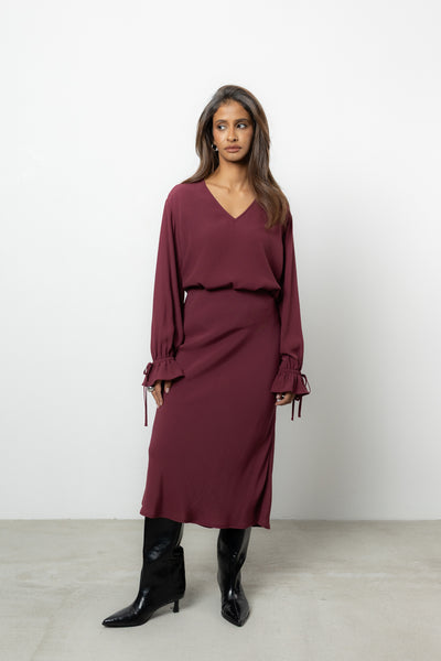 Bluzka Vernell Bordo Petite