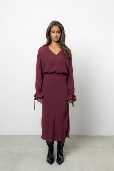 Bluzka Vernell Bordo Petite