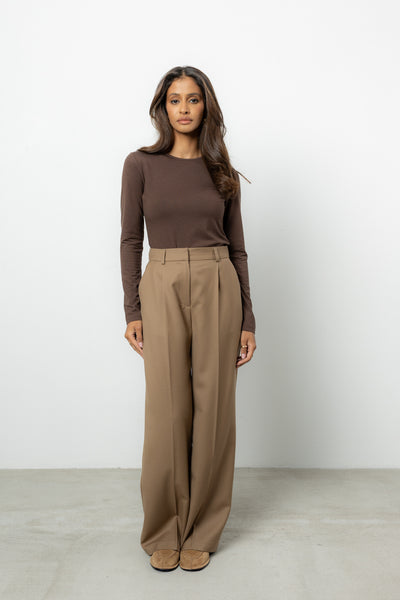 Spodnie Espe Beige Wool Petite