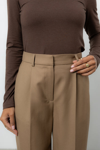 Spodnie Espe Beige Wool Petite