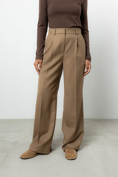 Spodnie Espe Beige Wool Petite