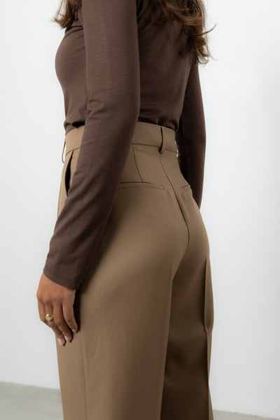 Spodnie Espe Beige Wool Petite