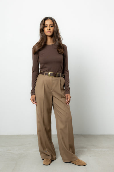 Spodnie Espe Beige Wool Petite