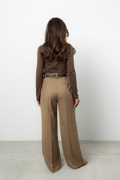 Spodnie Espe Beige Wool Petite