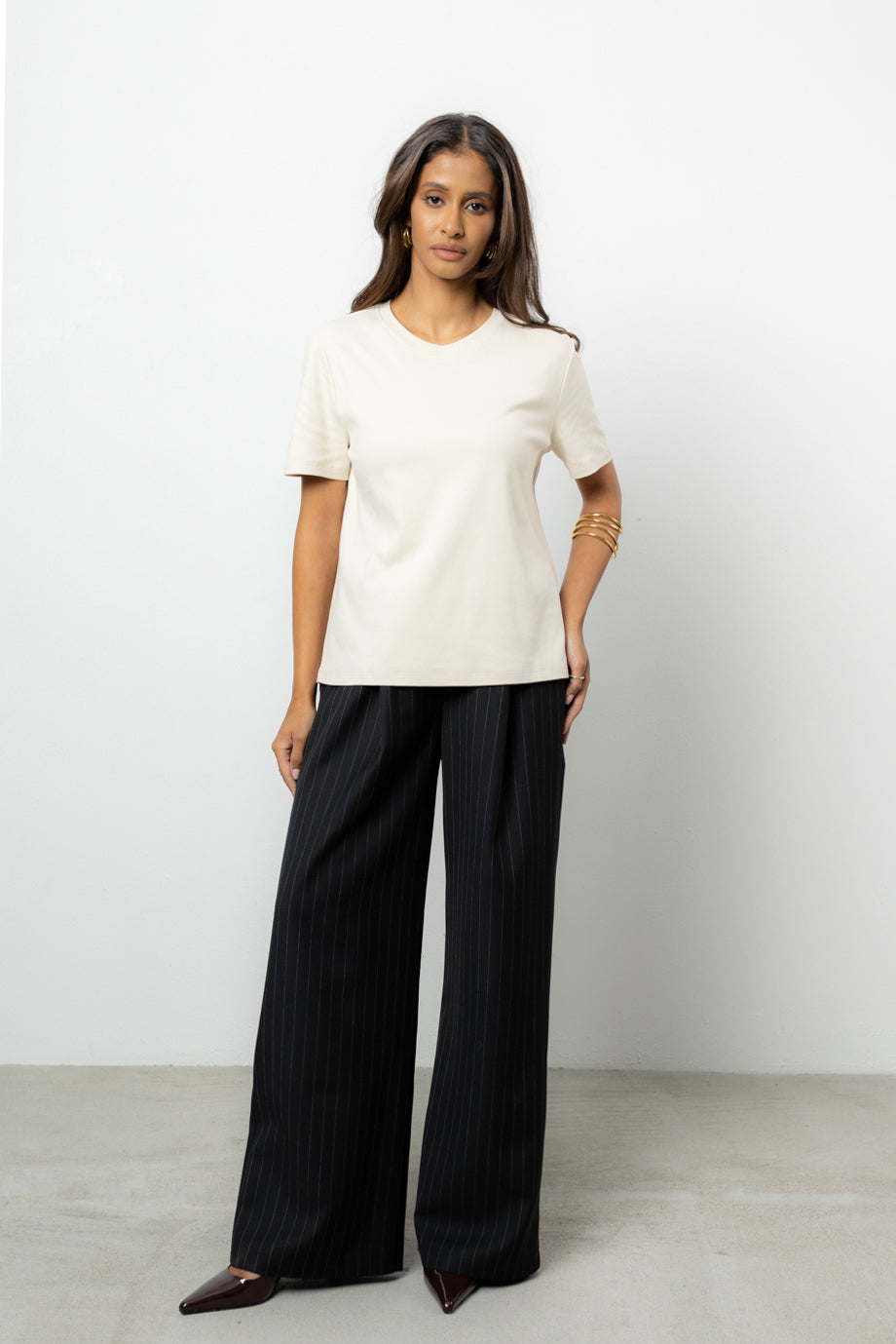 T-shirt Regro Vanilla Petite