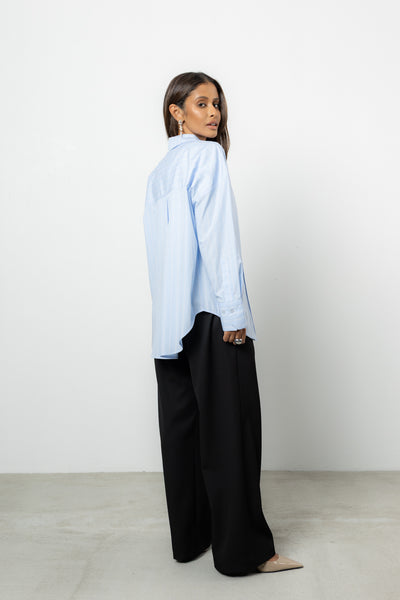 Spodnie Dilas Black Wool Petite