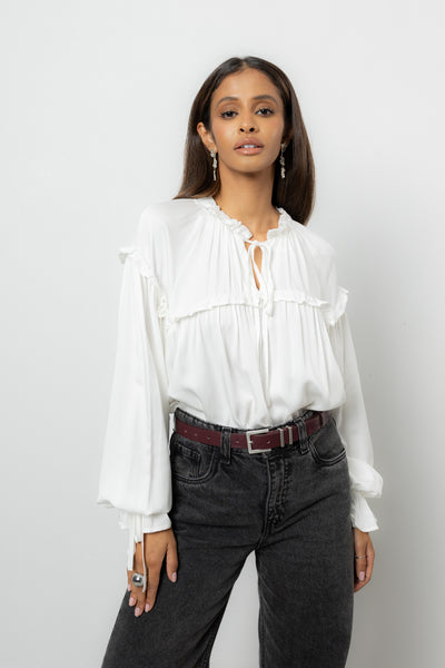 Pasek Ezra Burgundy Silver