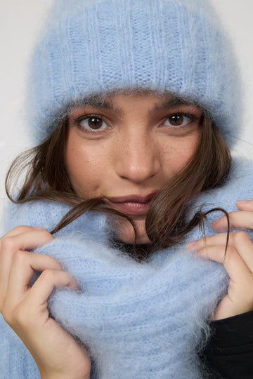 Czapka Nala Mohair Sky Blue