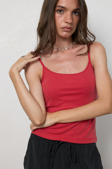 Top Deni Red Petite
