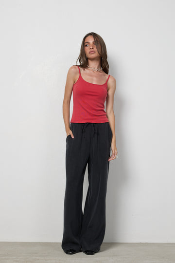 Top Deni Red Petite
