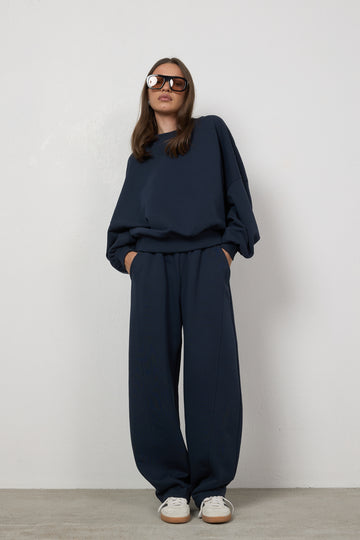 Spodnie Ronis Navy Petite