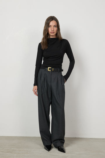 Spodnie Varno Wool Grey Petite