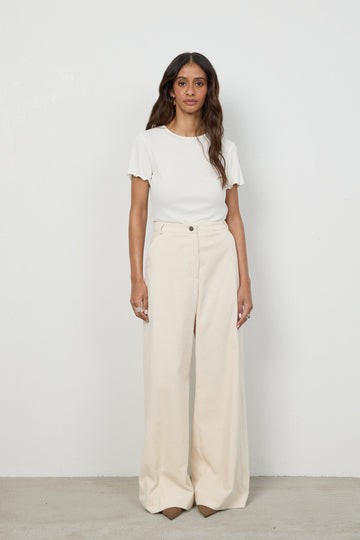 Spodnie Roy Cream Petite