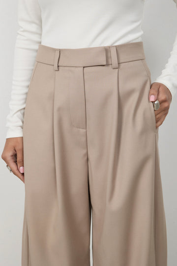 Spodnie Elio Beige Petite