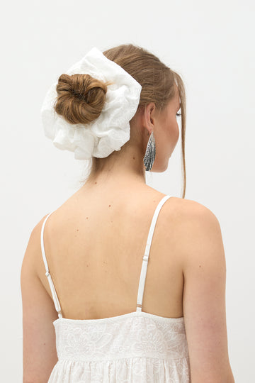 Scrunchie Inga Off-white