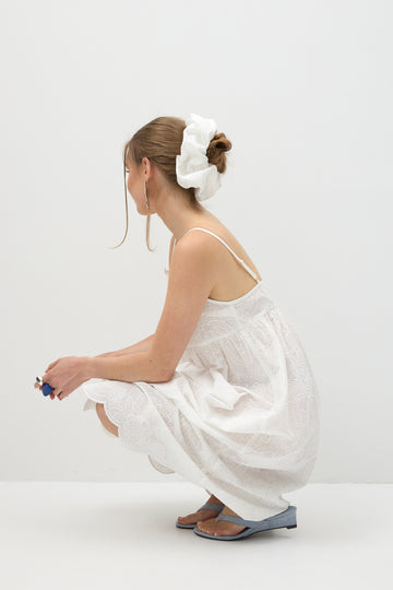 Scrunchie Inga Off-white