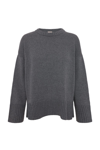 Sweter Malfi Grey Melange Petite