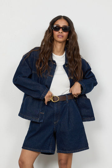 Szorty Amelia Navy Petite
