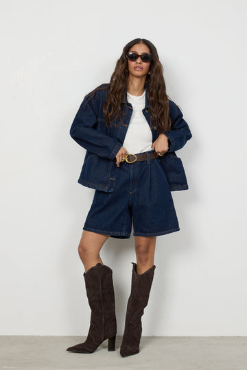 Szorty Amelia Navy Petite