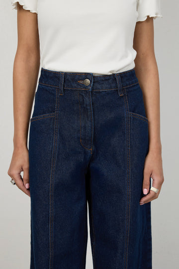 Jeansy Atlanta Navy Petite